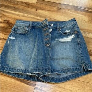 American Eagle Outfitters Blue Denim skort